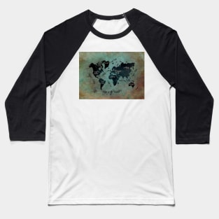 world map  #map #worldmap Baseball T-Shirt